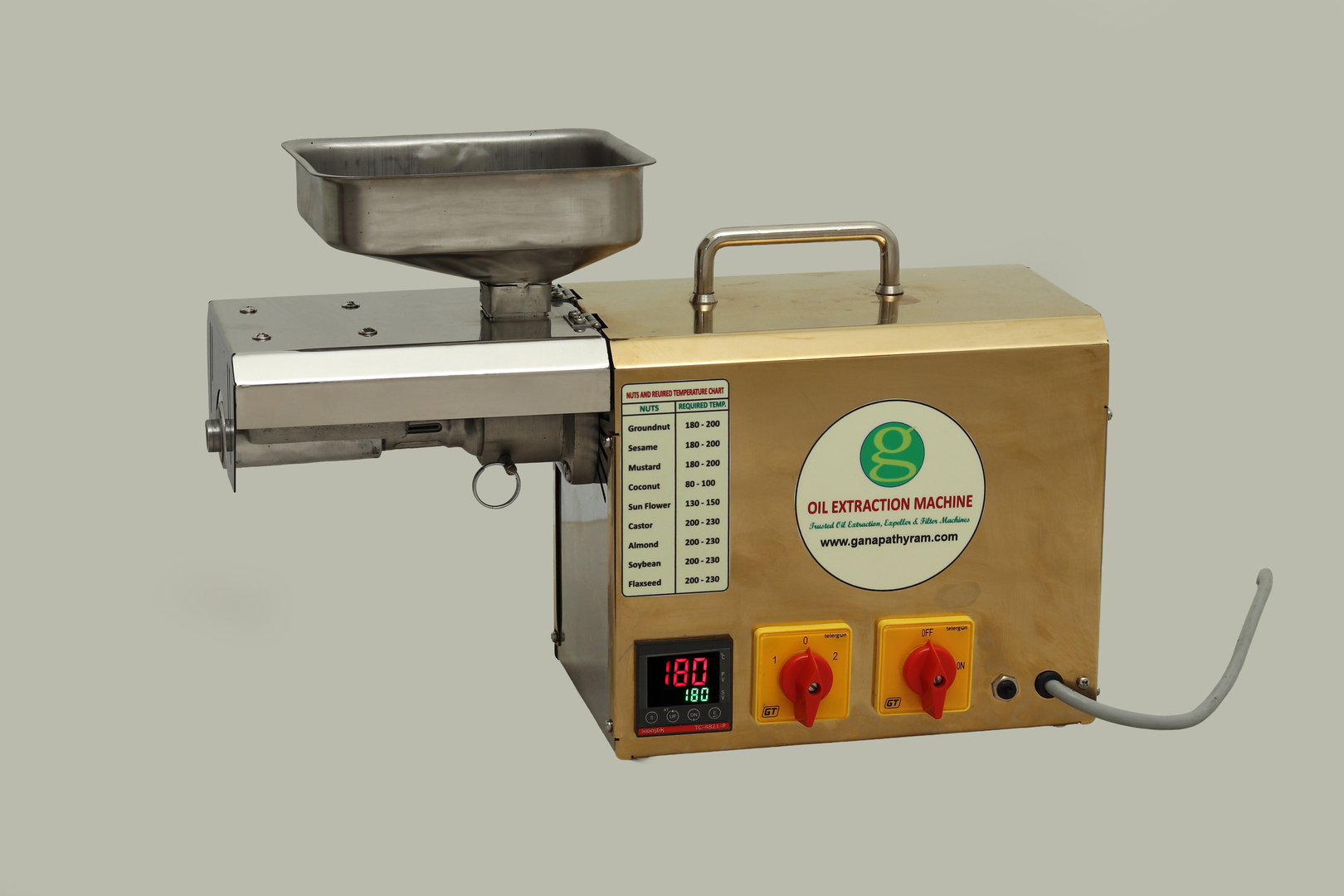 Home Oil Extraction Machine G20 Gold
