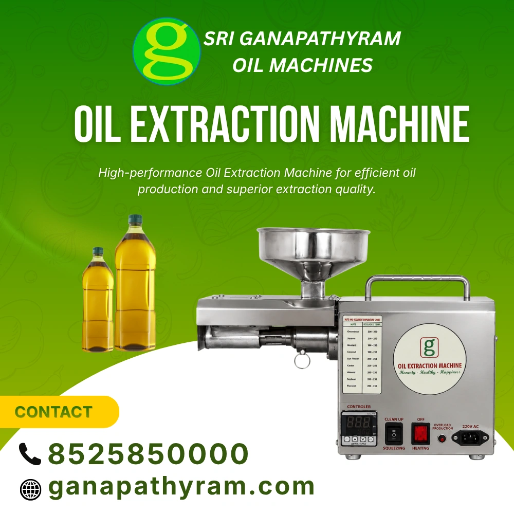 Oil Extraction Machine Manufacturer in Coimbatore